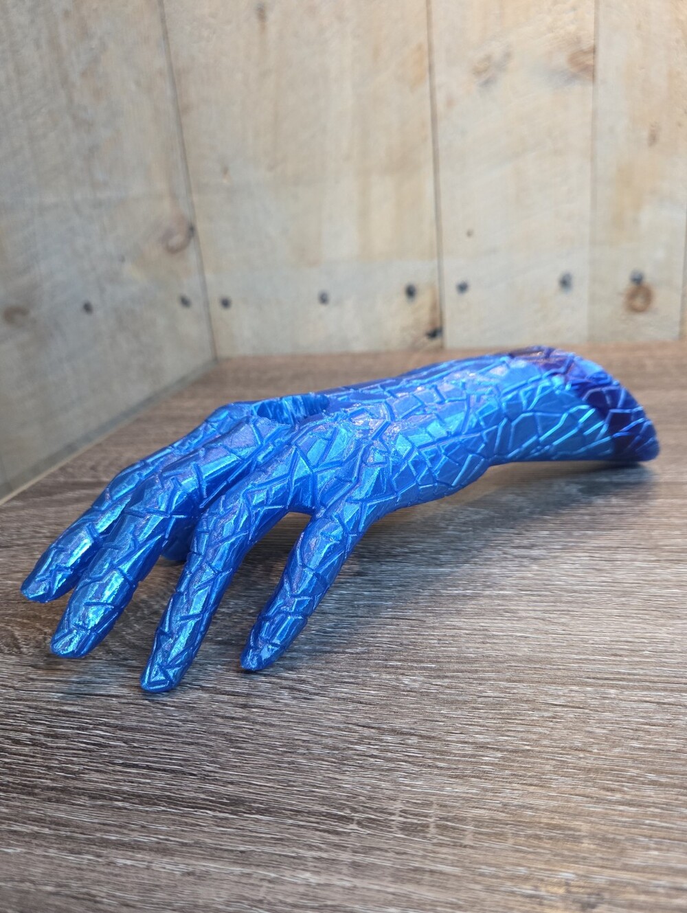 Hand Decor Art Designblue mosaic-patterned 3D-printed Unique Collectible Home